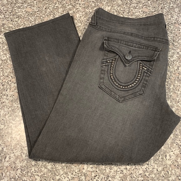 True Religion Other - True Religion grey straight jeans size 44W GUC